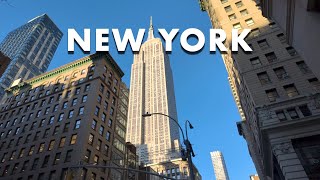 New York City Walking Tour [4K] Fifth Avenue from Madison Square Park to Grand Central