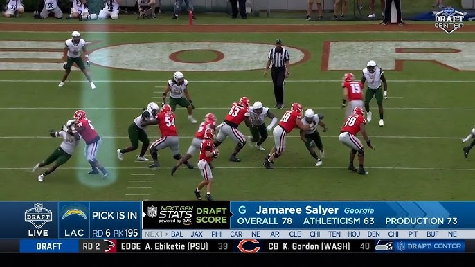 Jamaree Salyer DOMINATES Texans  Chargers Film Review 