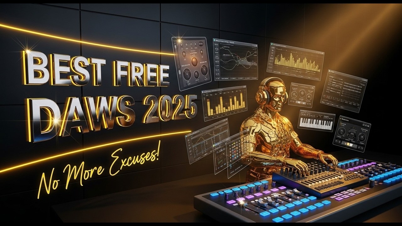 Best Free DAWs in 2025 – No More Excuses! (GarageBand, Reaper, Cakewalk, BandLab, MPC Beats)