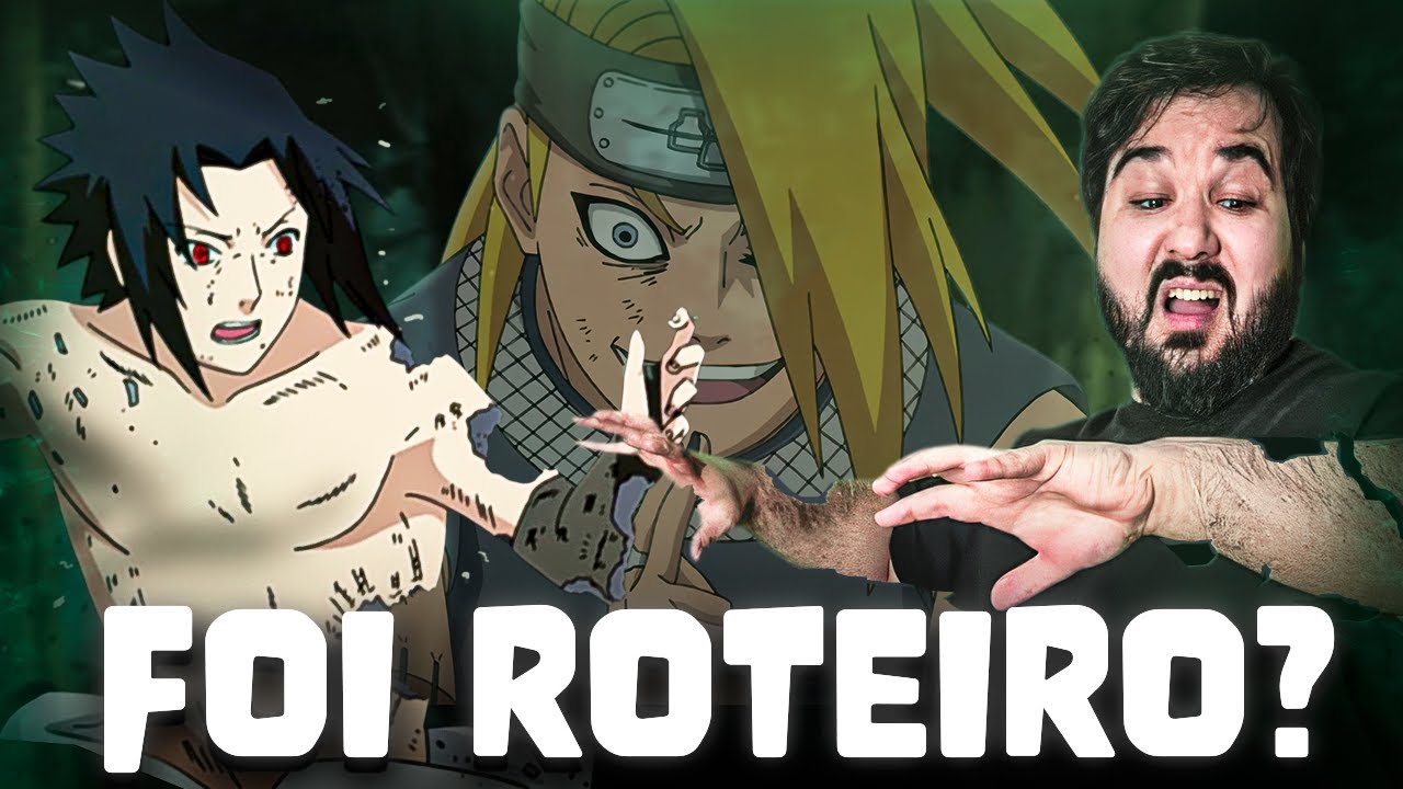 Sasuke só ganhou pro anime não acabar | Sasuke Vs. Deidara | Zé Renacho