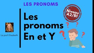 Comment utiliser les pronoms EN et Y en français. Niveau A2/B1 de FLE