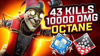 ЗР-184! 43 KILLS & 10000 DAMAGE ON OCTANE.EXE, FOR 2 GAMES ! октейн гайд апекс легенд реликвия apex