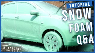 What Is Snow Foam, Why Use It & How To Apply It