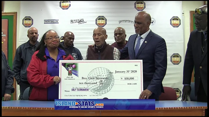 Presentation to Glenn Simmons