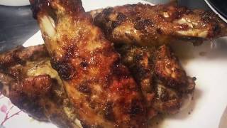 اجنحة الديك الرومي/كبيرة الحجم/وشويهاروعة/roasted turkey wings/للشيف ايمن حسن.