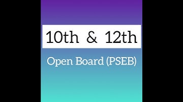 👉Admission Open | 💁🏻‍♂️10th & 12th Open Board PSEB | 🎉Special Discount Available