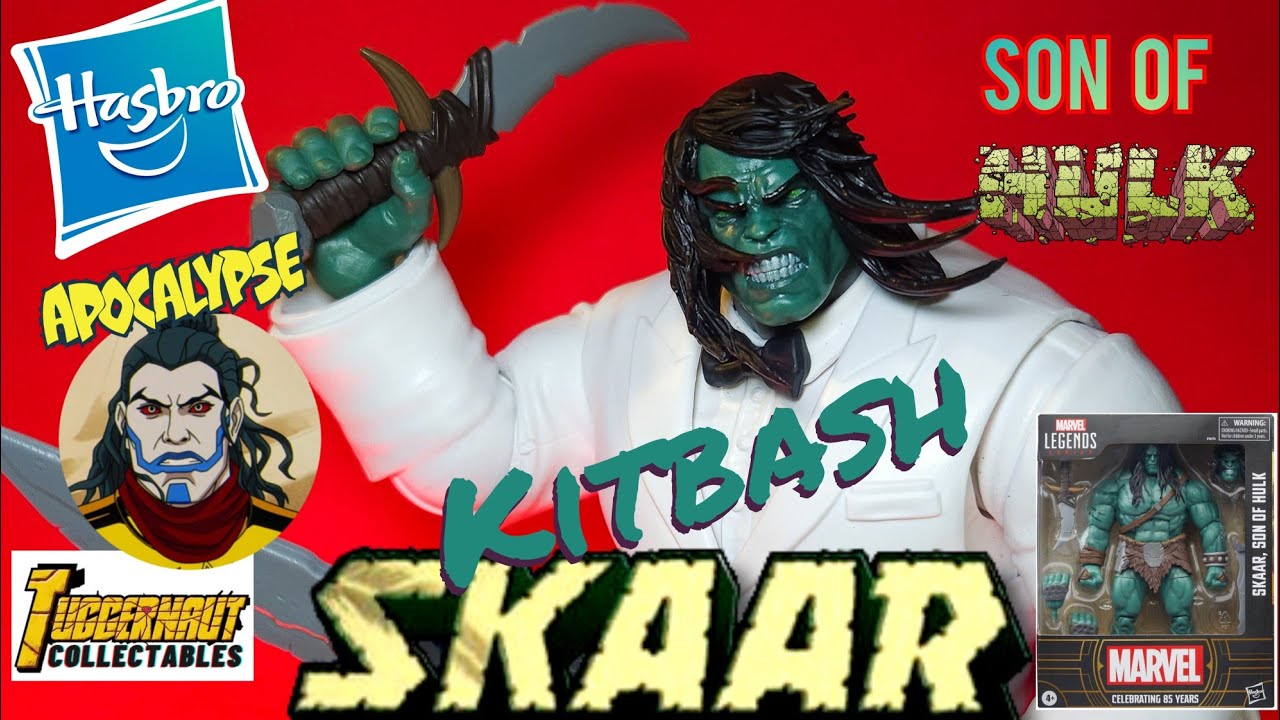 Kitbash Marvel Legends Action Figure Skaar Son of Joe Fixit Hulk l 