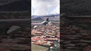 The moment pilots hold their breath during approach #aviation #simulation