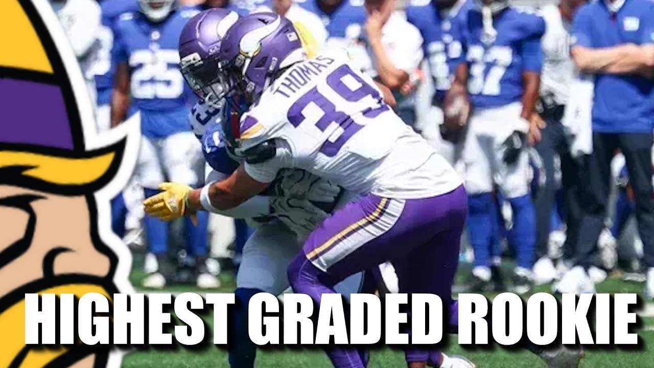 Vikings S Jacob Thomas is PFF’s Highest Graded Rookie in Preseason Vikings S Jacob Thomas is PFF’s Highest Graded Rookie in Preseason