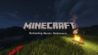 Relaxing minecraft music to help you sleep. (w/ campfire ambience)