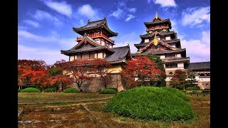 Японские замки:замок Фусими и замок Одавара.
