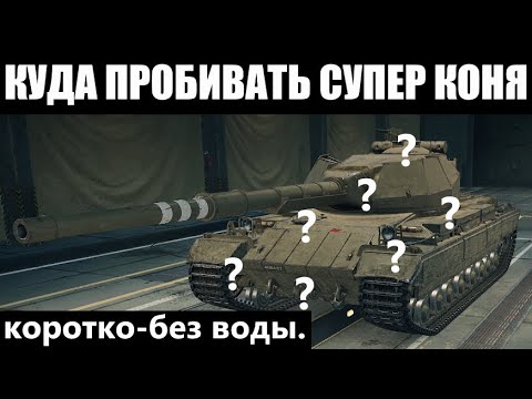 Видео: КУДА ПРОБИВАТЬ СУПЕР КОНЯ? | ЗОНЫ ПРОБИТИЯ Super Conqueror!