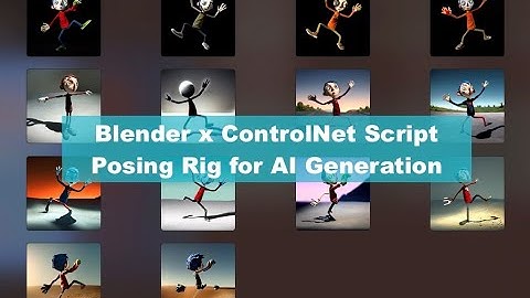 BSLIVE Blender and ControlNet - Posing Rig for AI Generation