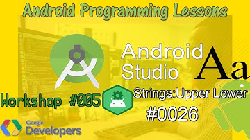 26 أسرار التعامل مع المتغيرات النصية التكبير و التصغير Strings Upper case and lower case