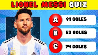 ¿CUÁNTO SABES DE MESSI? ¡Pon a prueba tus conocimientos con este QUIZ INCREÍBLE! ⚽🏆