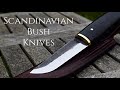 Knifemaking  leatherwork  forging 4 scandinavian bushcraft knives available