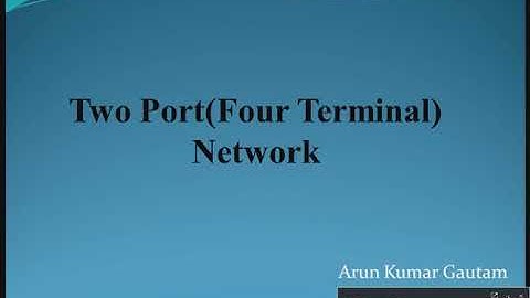 Symmetrical and Asymmetrical Network