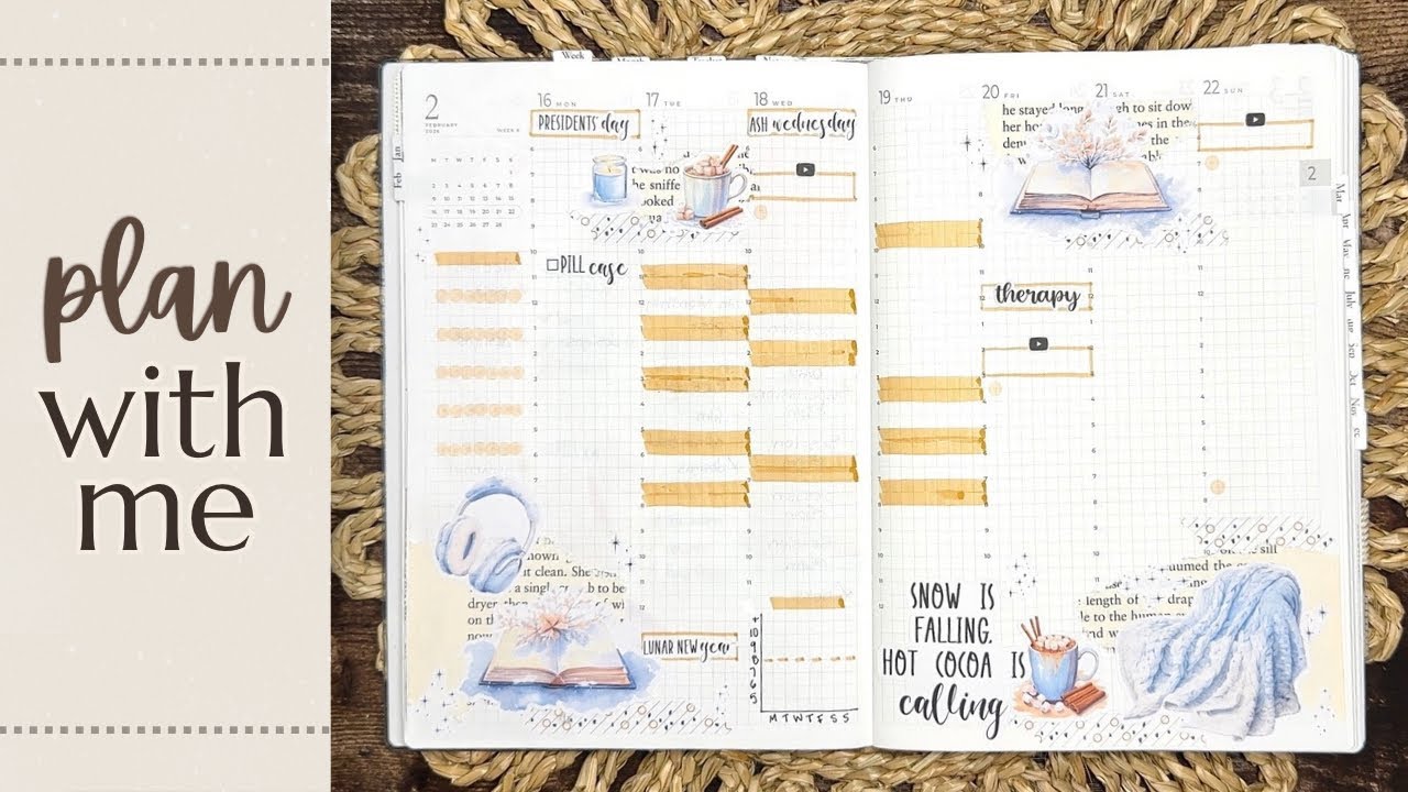 Планируйте неделю вместе со мной | Уютное зимнее планирование | Ежедневник Sterling Ink