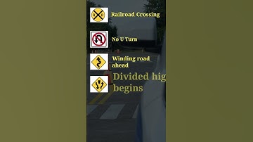 DMV Permit Test || Road Signs  #dmvpermittest #dmvwrittentest #roadsigns #drivingtest