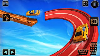 Real Taxi Car Stunts 3D Impossible Ramp Car Stunt Game - Android GamePlay #1 screenshot 5