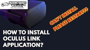 How to install Oculus Link App and prevent can
