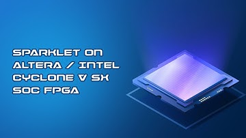 Sparklet GUI Library on Intel/Altera Cyclone V SoC FPGA