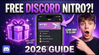 FREE Discord Nitro | How I Got Discord Nitro Free For 12 Months [NEW 2026 GUIDE] 100% Working