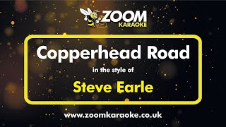 Video thumbnail of "Steve Earle - Copperhead Road - Karaoke Version from Zoom Karaoke"