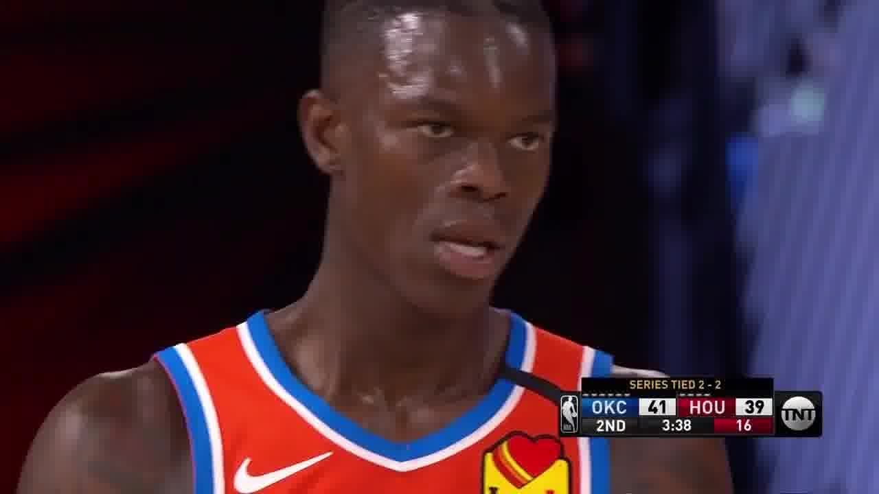 Dennis Schroder Full Play Thunder Vs Rockets 2019 20 Playoffs Game 5 Smart Highlights Youtube