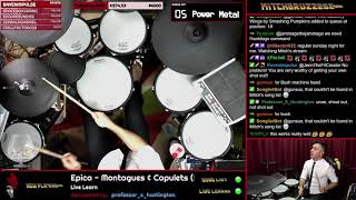 Montagues &amp; Capulets Prokofiev&#39;s Dance Of The Knights by Epica (Drum Cover - Live Learn)