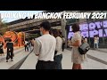 Siam Paragon Shopping Mall Walking in Bangkok Thailand February 2021 To Central World Shopping Plaza