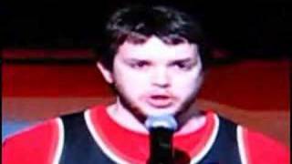 Famous Eric Millegan of "Bones" singing at Trail Blazers game Wealth