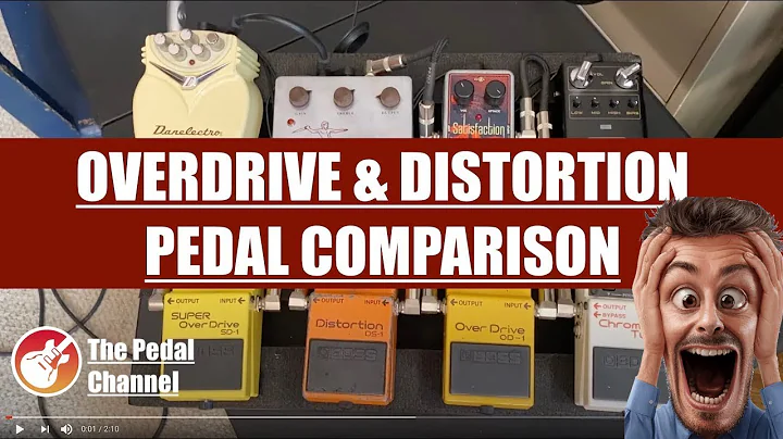 Overdrive & Distortion Pedal Comparison Joyo Uzi B...