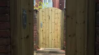 Redwood Yard Gate using tanalised timber