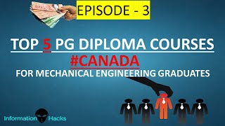 Top 5 job landing PG diploma courses || for Mechanical engineering graduates || in Canada