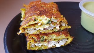 Matar besan and paneer stuffed cheela recipe | chickpeas chilla recipe | MOHINI YADAV OFFICIAL |