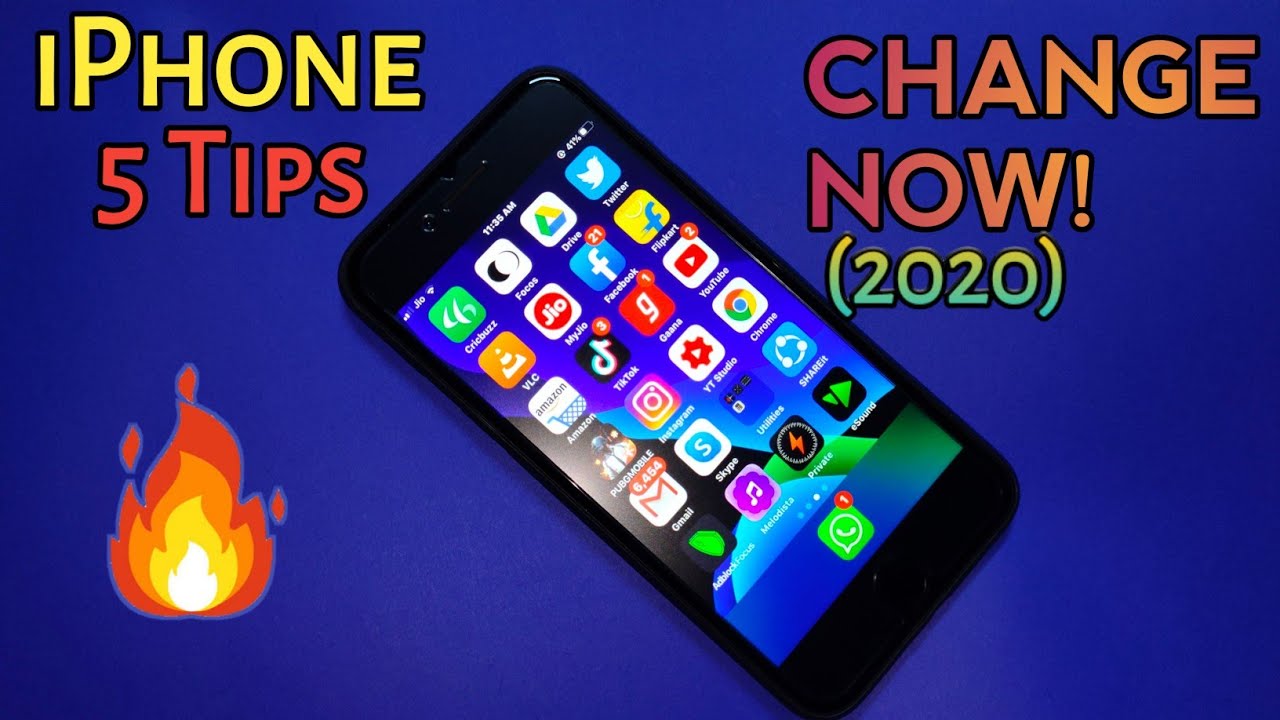 iPhone-5 Very Useful Hidden Tips/Tricks | iOs 13.3.1 | Turn On Right Now! (2020) | Hindi