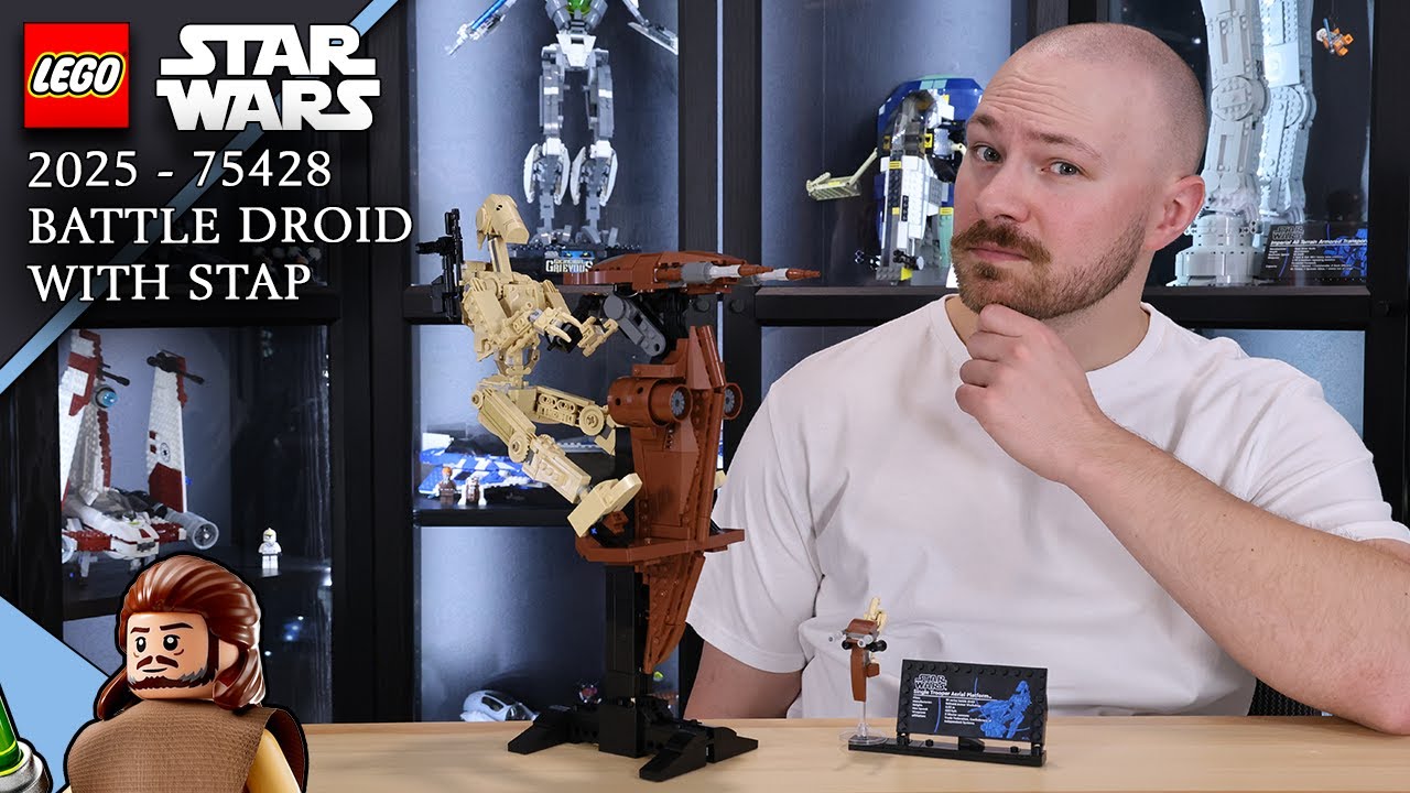 LEGO Star Wars 75428 Battle Droid With Stap (2025) - REVIEW - YouTube