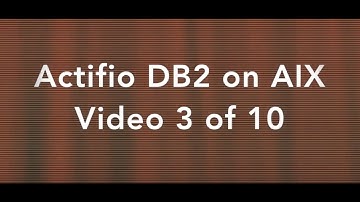 Actifio DB2 on AIX 3