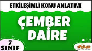 Çember Ve Daire Çemper Parçası, Daire Dilimi 7.Sınıf Matematik Konu Ve Örnekler