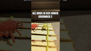 All Bugs In Size Order Grounded 2