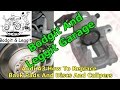 Audi A3 how to replace back pads and discs and calipers bodgit and leggit garage
