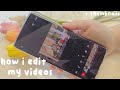 how i edit my videos + thumbnails 🎬