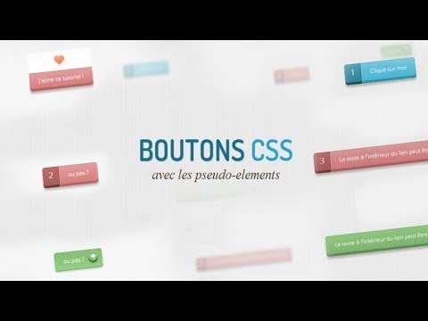 Tutoriel CSS : Boutons CSS3
