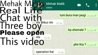 Mehak Malik Chat Pe Soya Tha