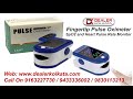 Fingertip Pulse Oximeter With SpO2 and Heart Pulse Rate Monitor