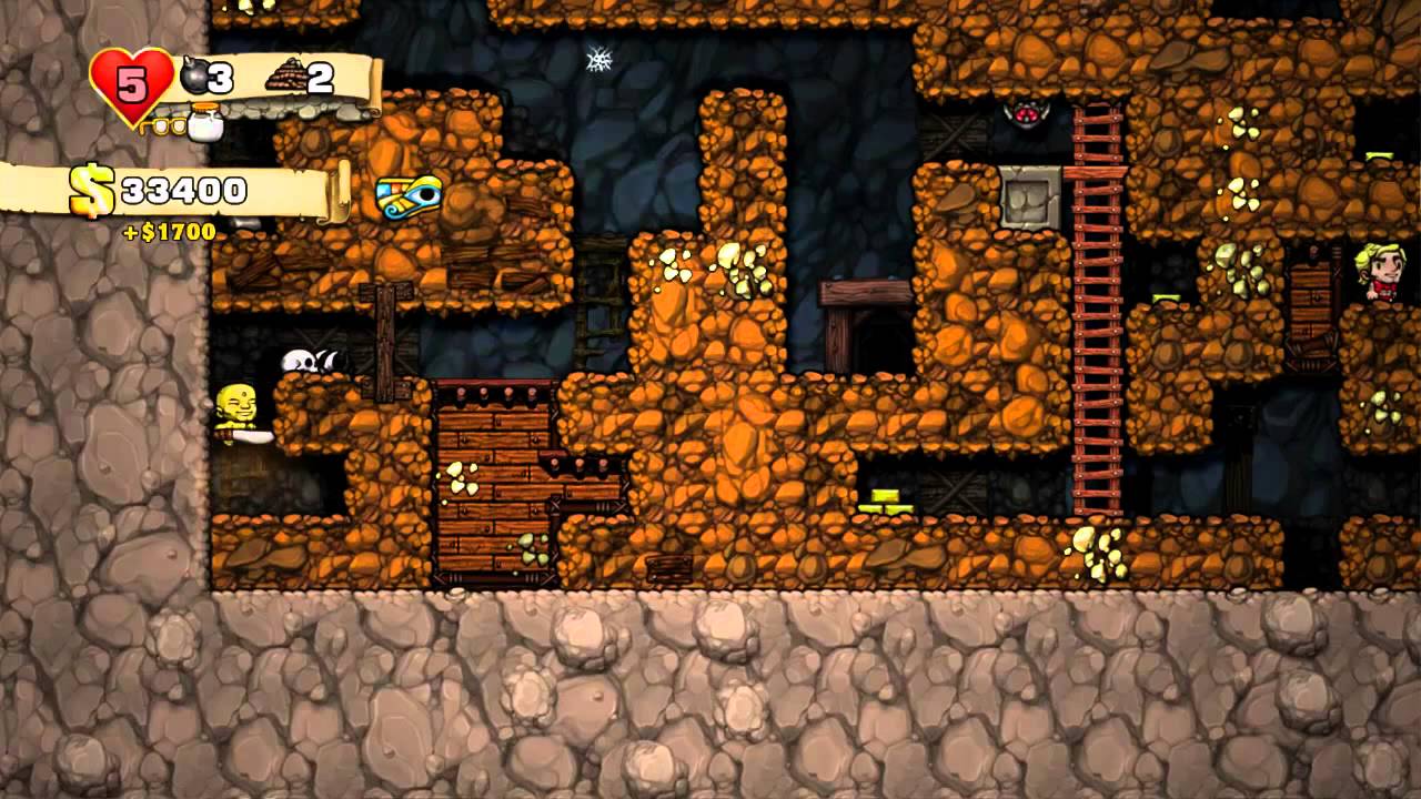 minesweeper game rules Spelunky daily challenge, November 13th 2013