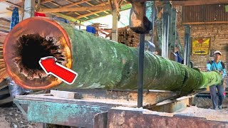 Download Lagu LIHAT Apa yang mereka temukan saat menggergaji kayu kelapa tua sepanjang 15 kaki MP3