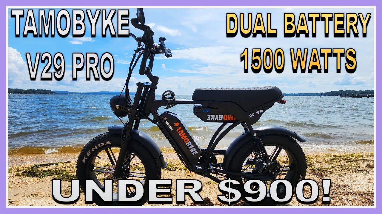 The Tamobyke V29 PRO is a 1,500 Watt…Dual Battery…Bargain Budget Wonder for $899!