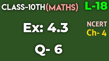 [Maths-10th]NCERT EX:4.3 Q-6,diagonal of rectangle field is 60 more than shorter side, chapter-4,L18